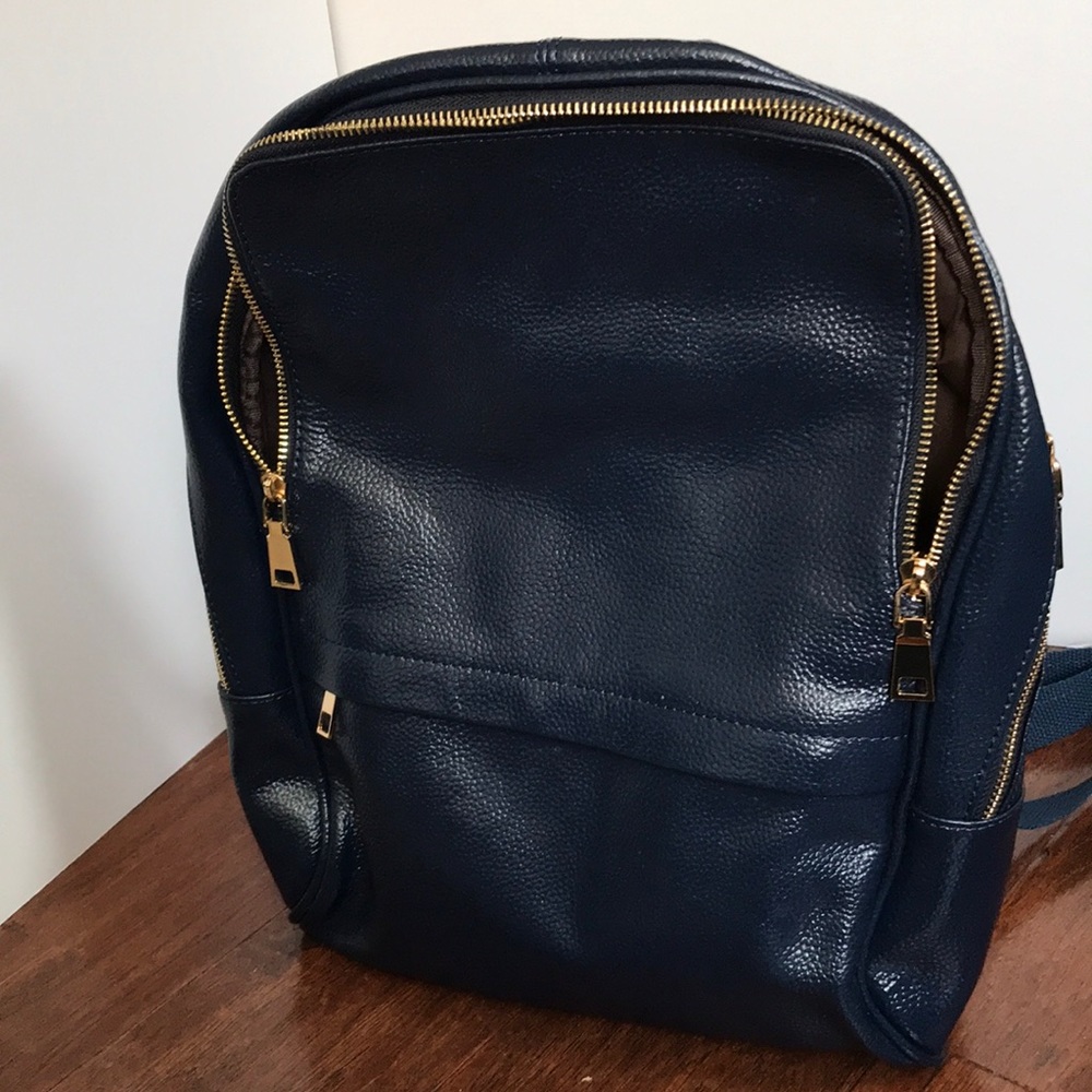 Commuter navy backpack, brand new